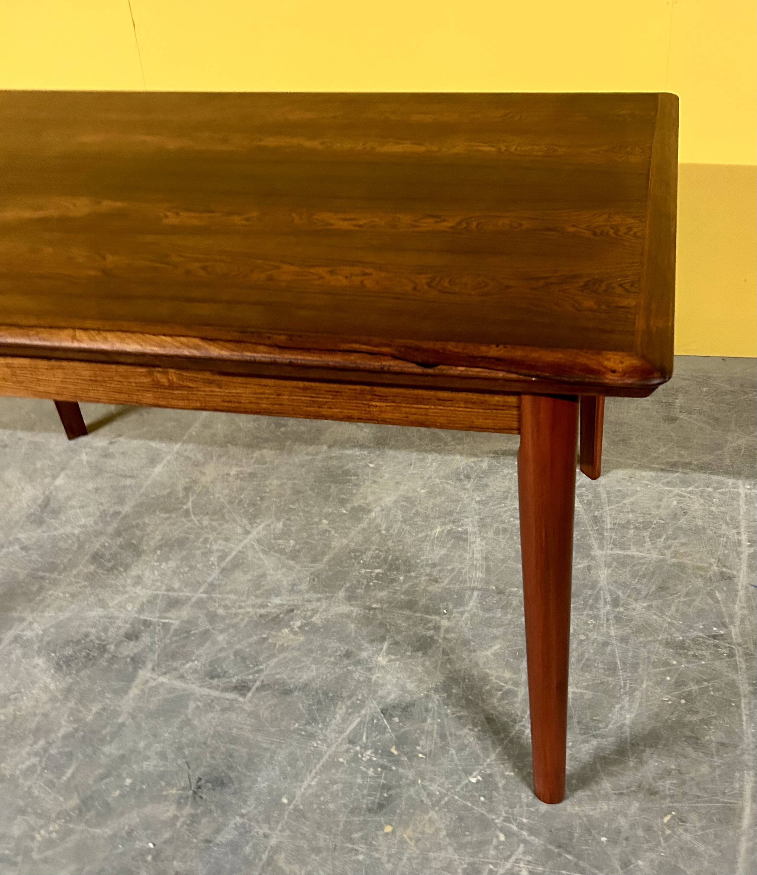 Danish mid -century rosewood dining table 1960s