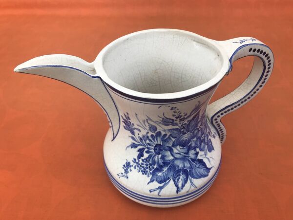 Broc / Vase décor floral Céramique Bassano