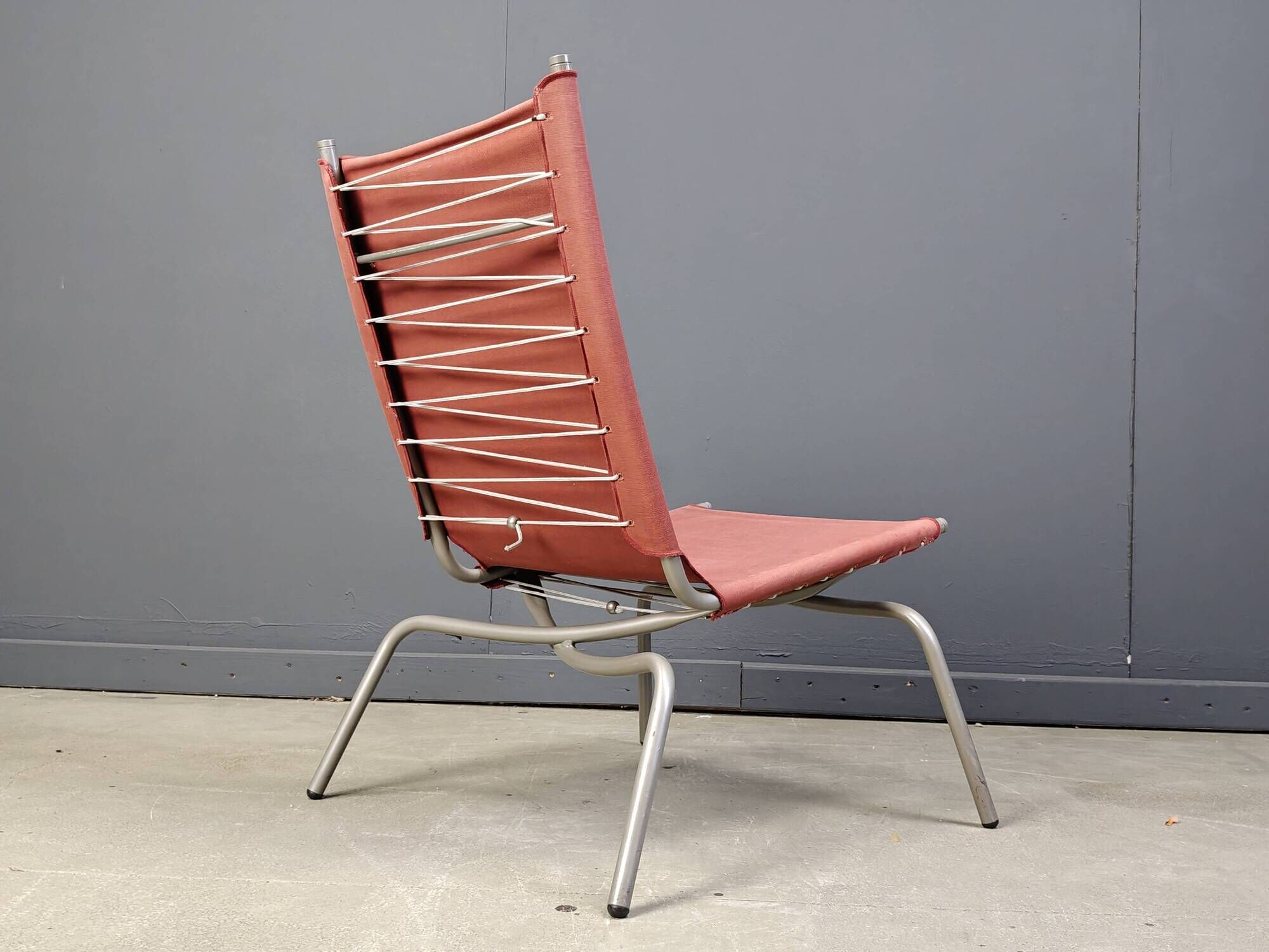 Vintage crossed legged lounge chair by Fabiaan Van Severen, 1990s