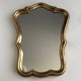 Small golden mirror