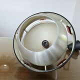 Space Age "Saturn" pendant light, 1970, aluminum, metal, resin