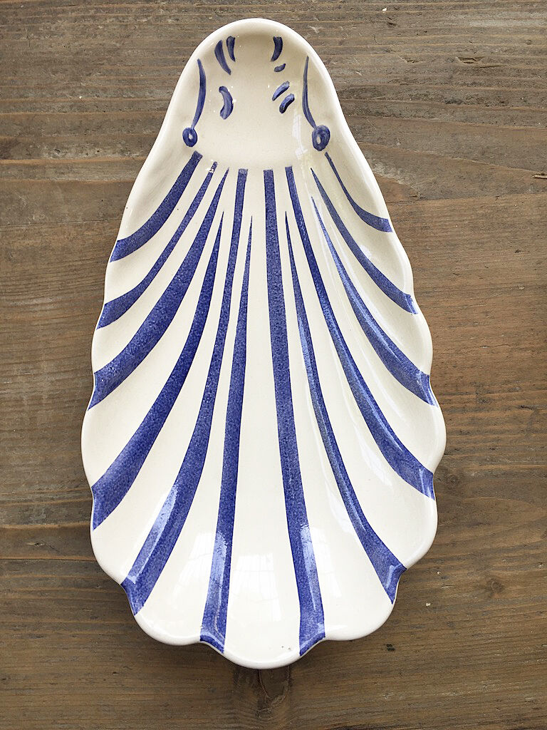 "Seashell" ceramic ravier