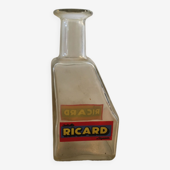 Carafe Ricard anisette glass liqueur 1/2 liter