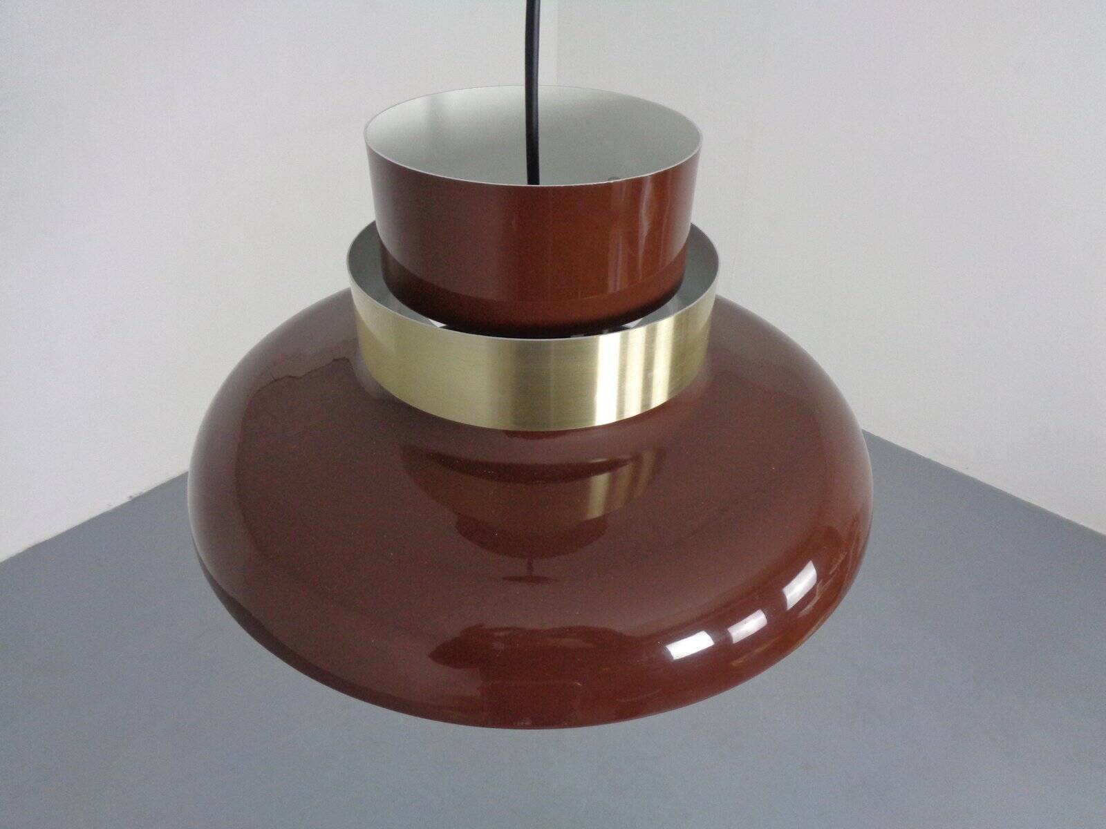 Lamella Ceiling Lamp by Carl Thore for Granhaga Metallindustri, Sweden, 1960s