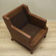 Fauteuil en cuir marron, design danois, années 1960, production: Danemark