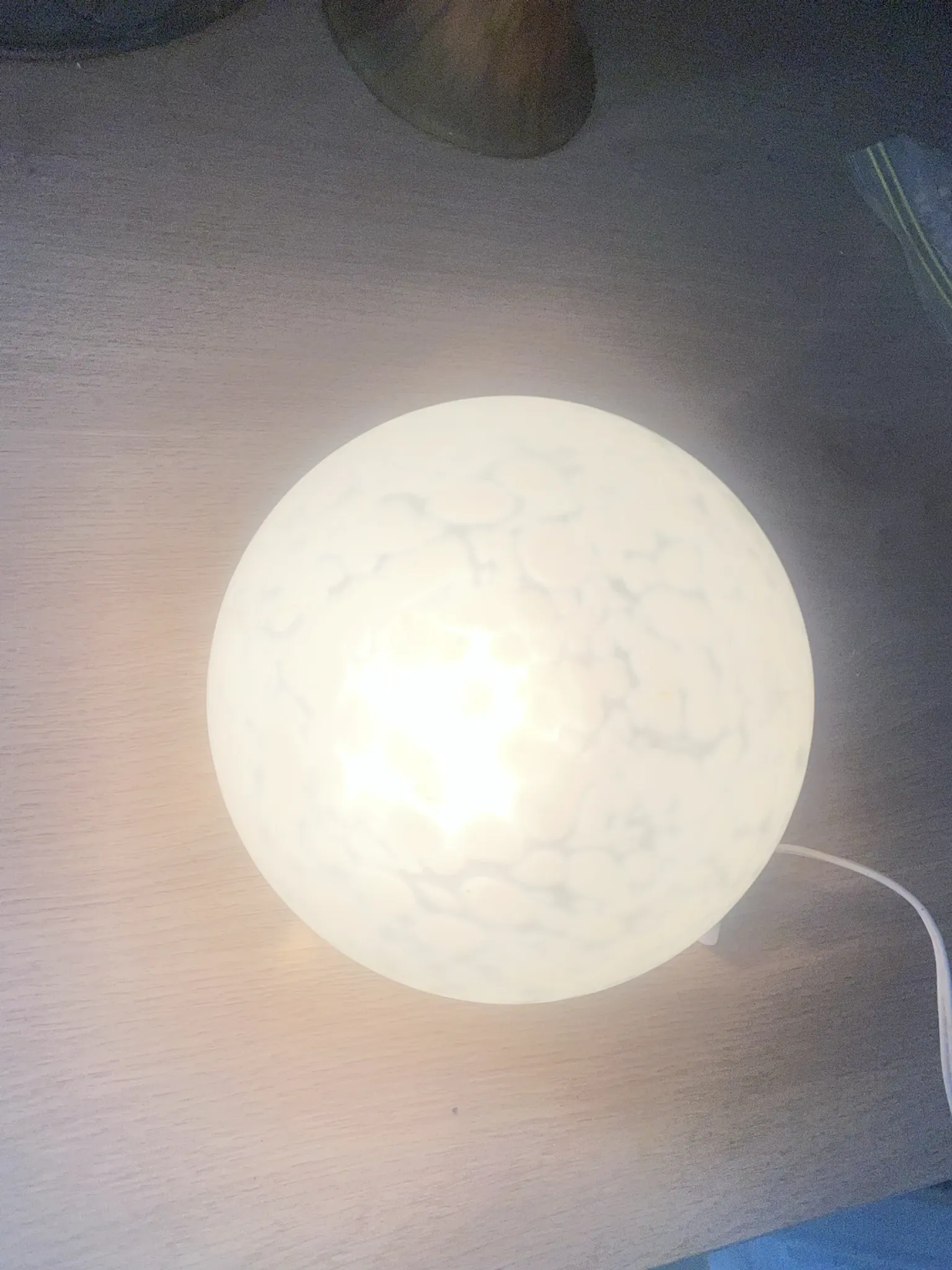 vintage ceiling light/wall lamp Relux Milano in thick opaque glass included