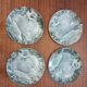 Four vintage marbled plates from Federated Potteries Staffordshire