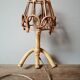 Rattan wall light