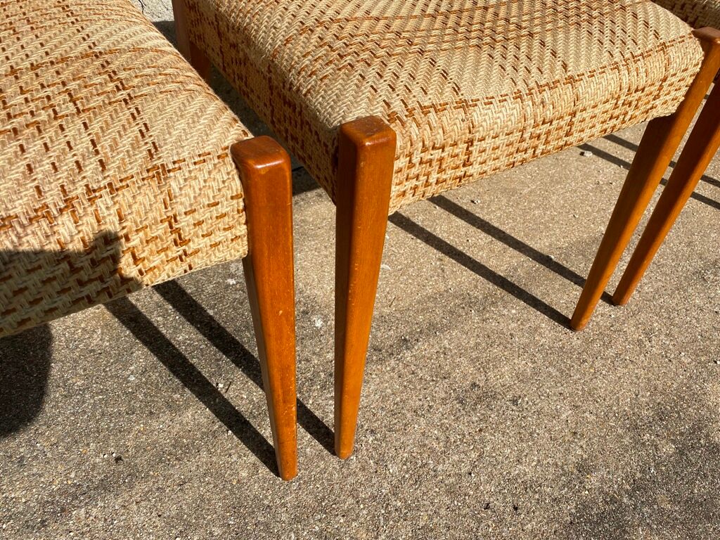 Series of 4 chairs in Scandinavian style 1960