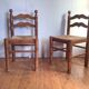 Wooden dining chairs