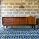 Vintage Scandinavian teak sideboard, 1960.