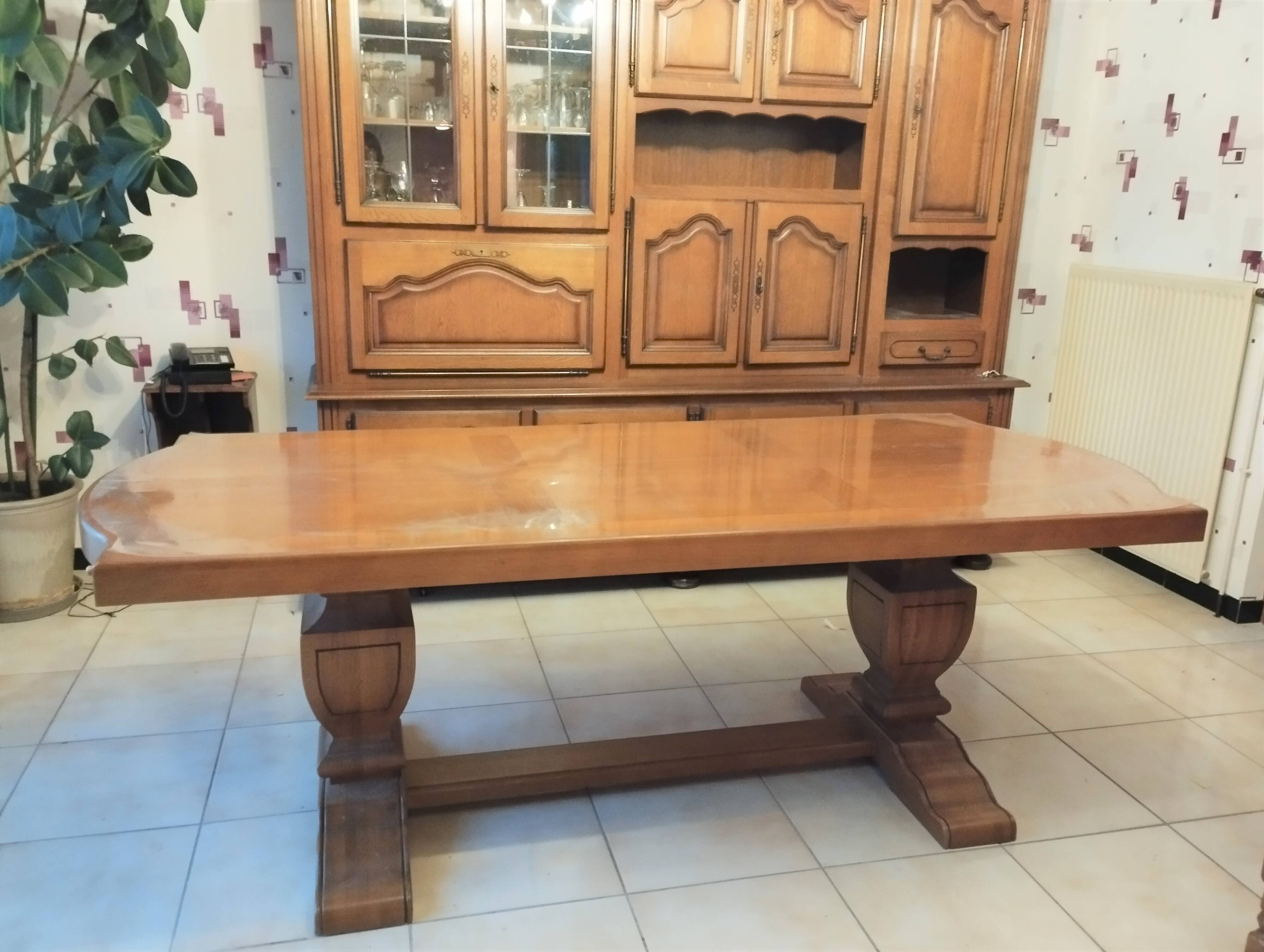 Dining table and its chairs