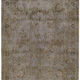 Hand-knotted persian vintage 1970s 250 cm x 333 cm purple wool carpet
