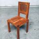 Postmodern Teak Side Chair, France, 1990s