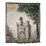 Large painting on hemp canvas by Michel Guignard 1988