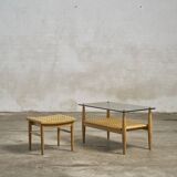 Coffee table and its stool.