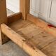 Old small workbench with drawer, beautiful original patina, 1920.