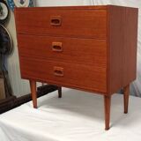 Petite commode ou chevet en teck scandinave année 60