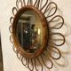 Rattan sun mirror