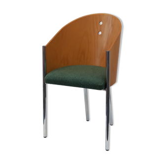 Chair 80s molded wood