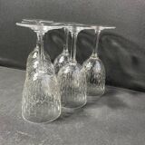 6 baccarat water glasses paris service