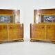 1939s set of Art Deco bedside tables, Czechoslovakia