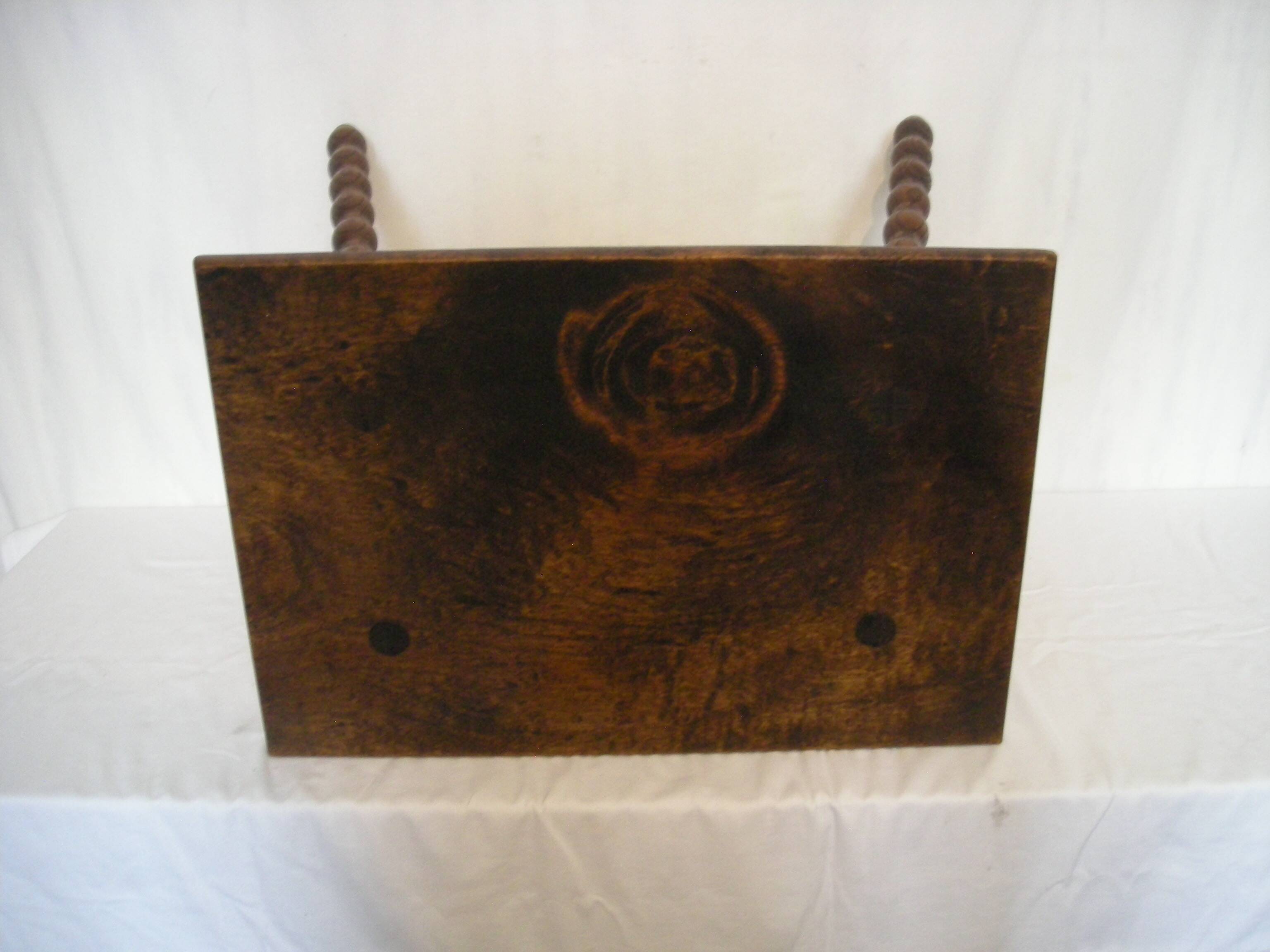 Turned wood coffee table from the 50s and 60s