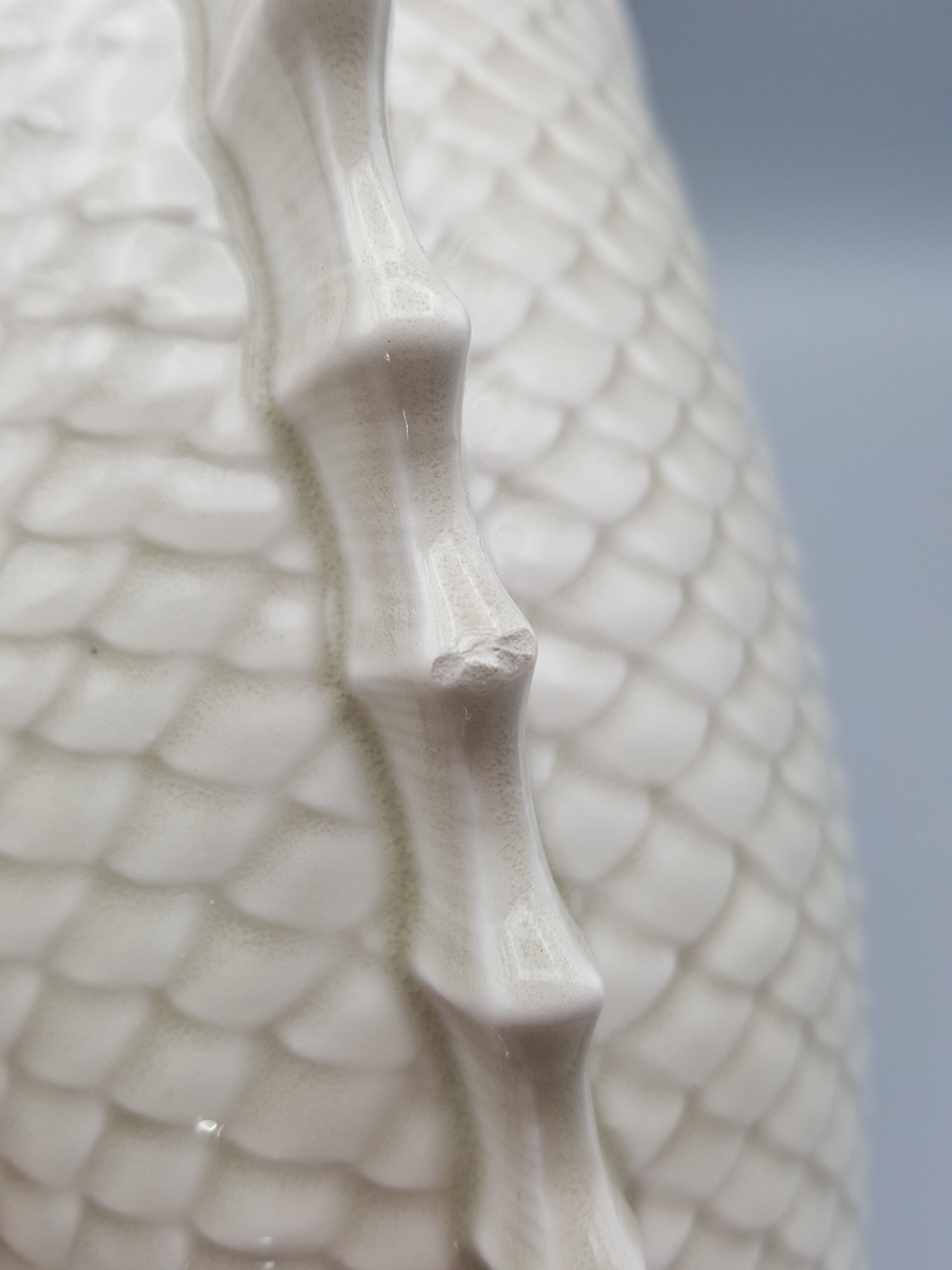 Fish-shaped ceramic vase