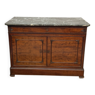 Commode Buffet En Acajou Estampillé Lemarchand