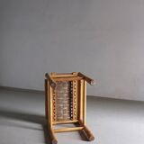 Woven seat stool | France | 1960s