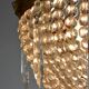 Bronze chandelier and Louis XVI pendants
