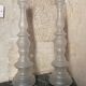 Pair of art deco candle holders