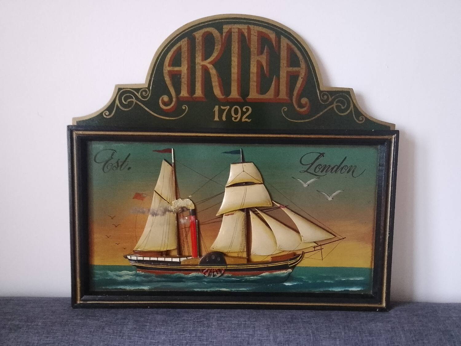 Tableau Country Corner Artea 1792 Vintage