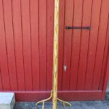 Rattan psyche mirror