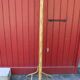 Rattan psyche mirror