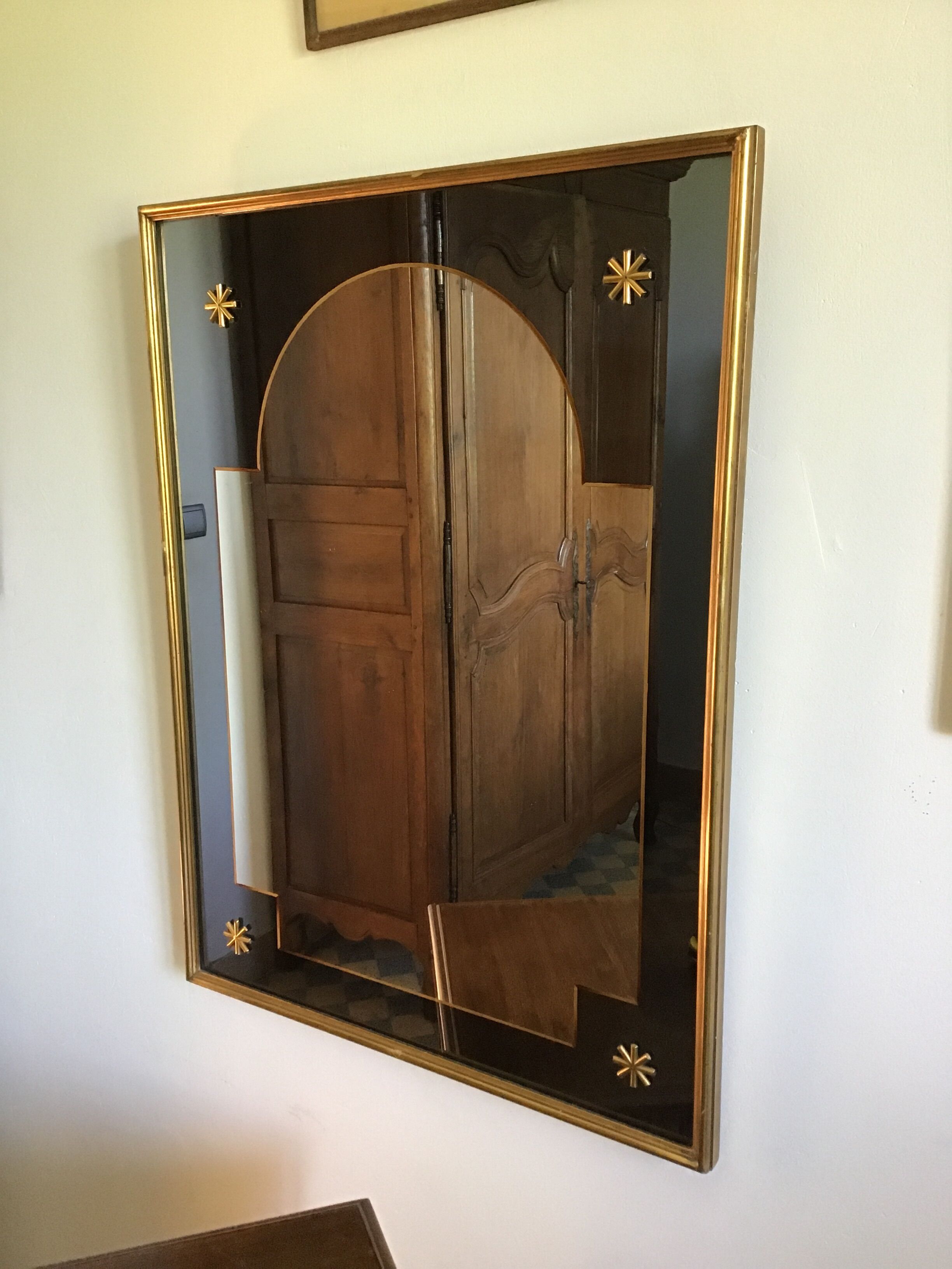 Miroir des années 50 - 61x83cm