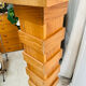 Designer wooden plant stand – 70s