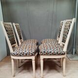 Set of 4 Louis XVI style chairs