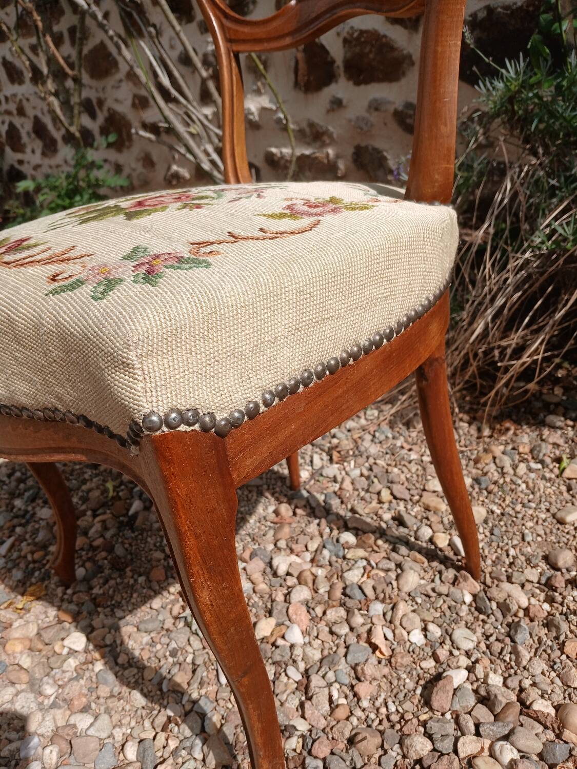 Antique upholstered chair