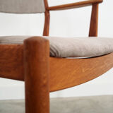Oak chair, Danish design, 1960s, designer: Poul M Volther, manufacturing: FDB