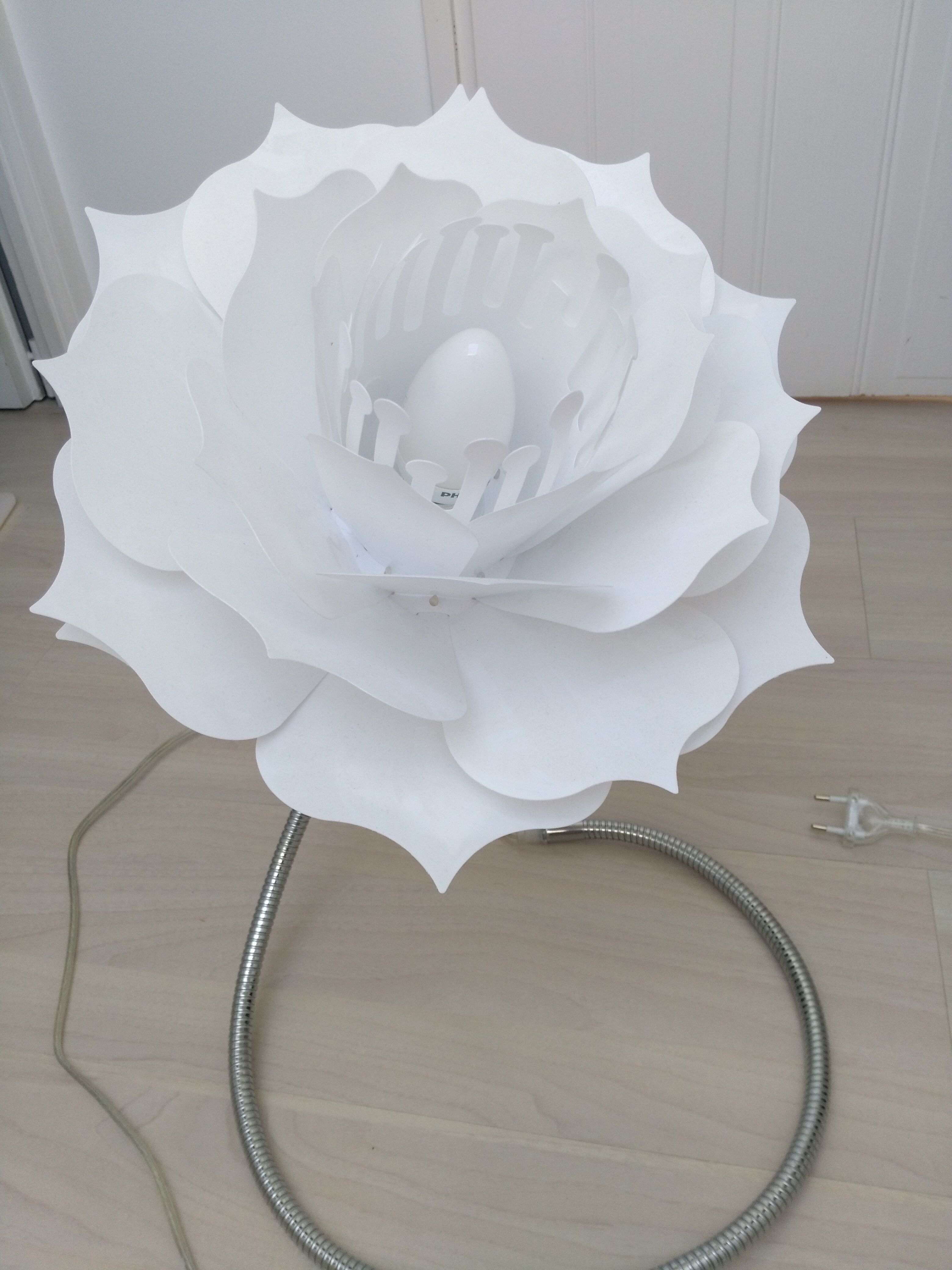 1970s articulated foot lamp