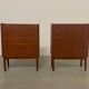 Pair of MidCentury teak chest of drawers Kai Kristiansen