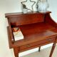 Bureau Bonheur du Jour in Louis XVI style - Cherry wood and Brass - NF P label.