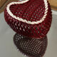 Empty Heart Pocket / Woven Ceramic Centrepiece - 1950s style