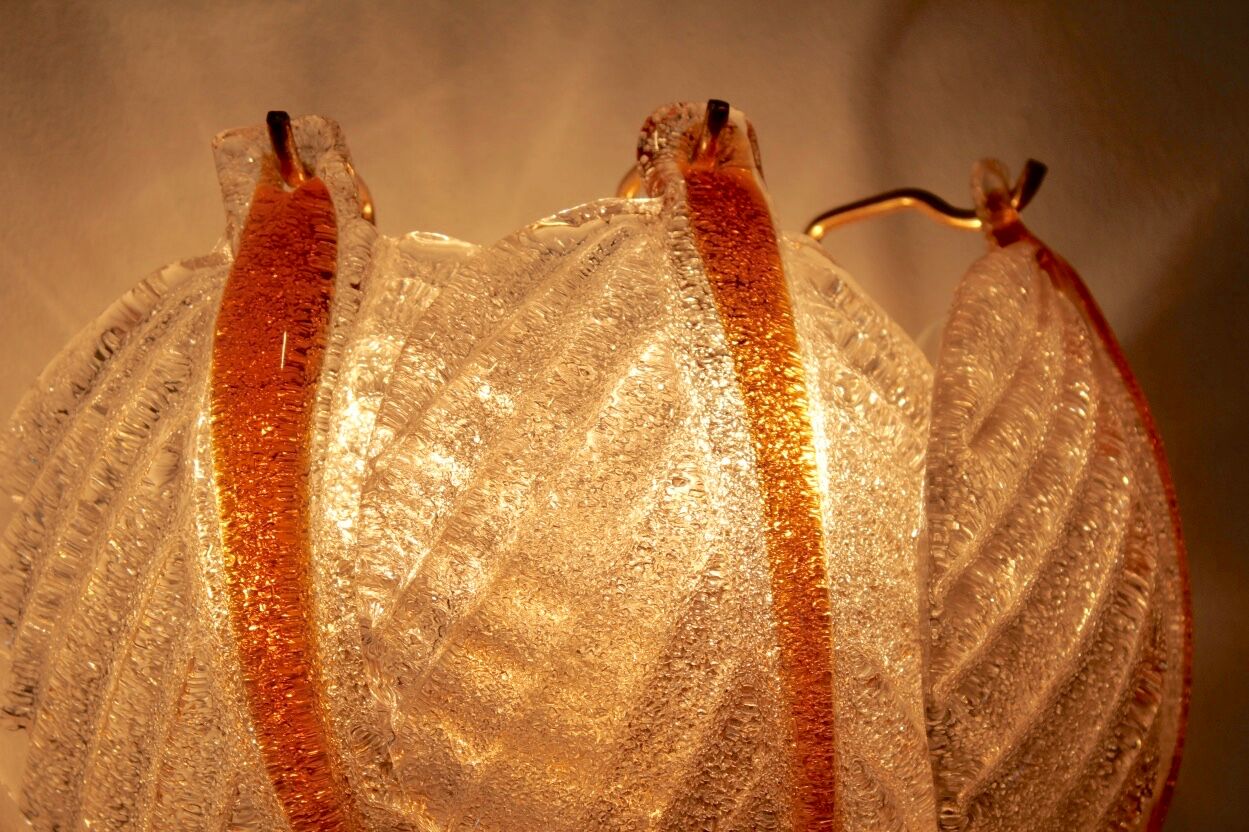 Apply Italian Murano for Mazzega 1970 s