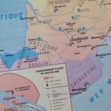 Old MDI History Map: The Crusades-Cultural Centres in France