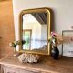 Louis Philippe mirror, mercury-glazed