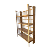Foldable bamboo shelf from the 60s and 70s