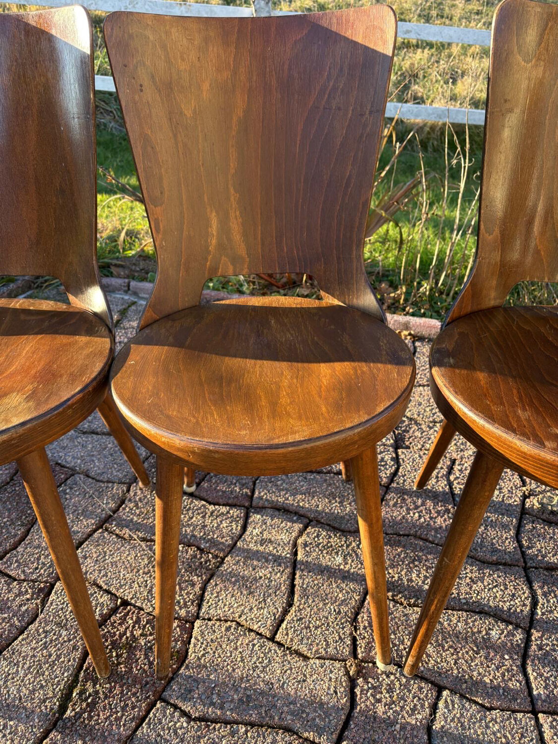 Set of 6 Baumann bistro chairs