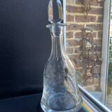 Port wine service – Blown, engraved and cut crystal – Art Deco